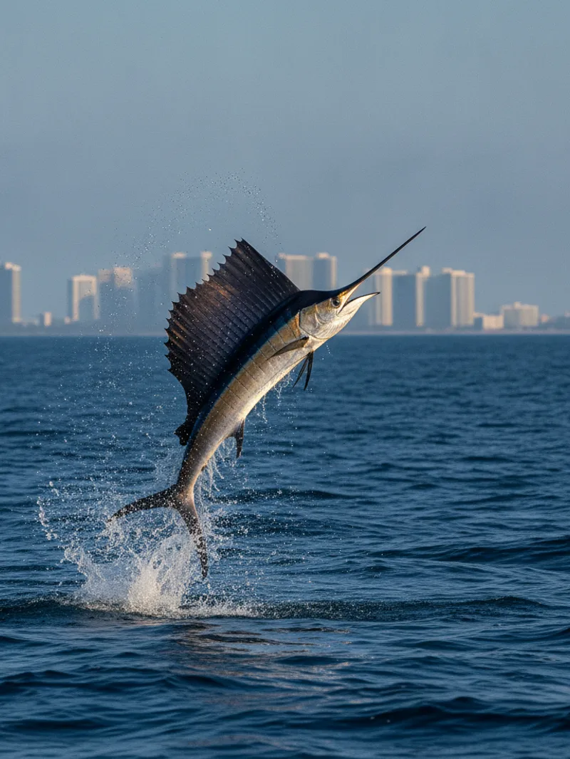 Charter action shot near Sunny Isles Beach