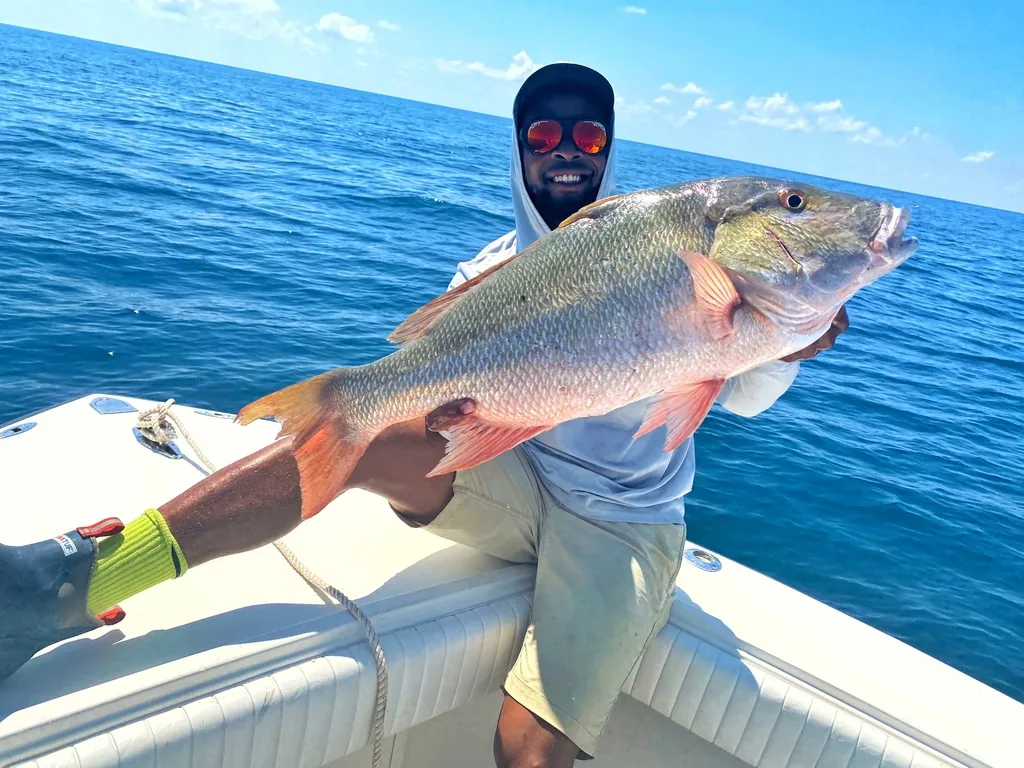 Bottom Fishing on the water out of Cox Landing