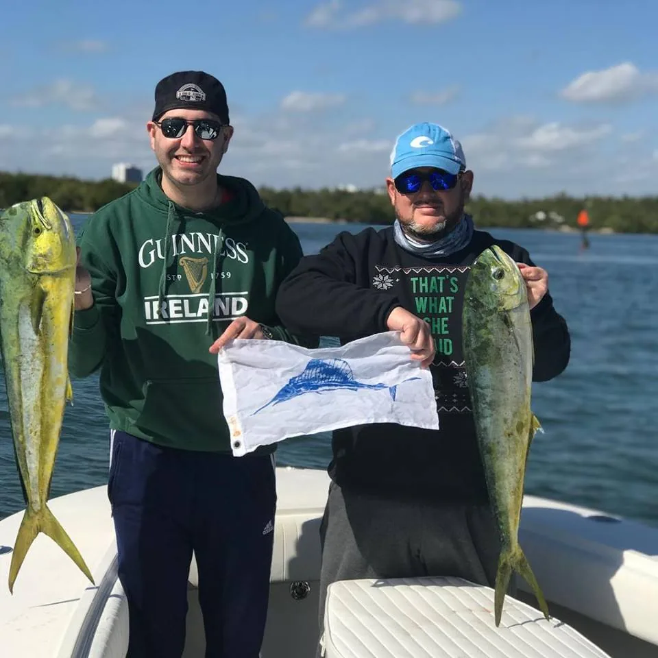 Cool Runnings fishing charter action shot 1