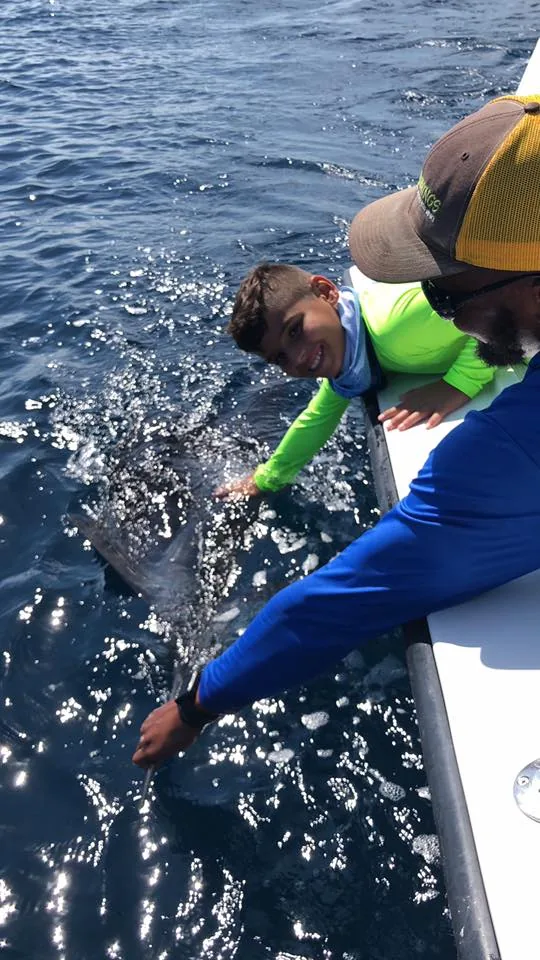 Cool Runnings fishing charter action shot 2
